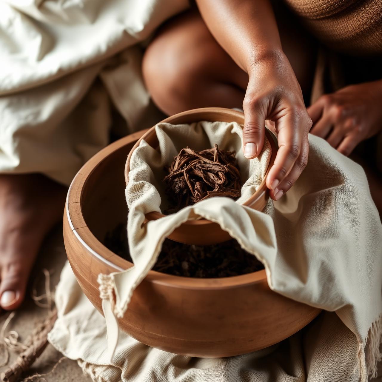 Ceremonial preparation of kava